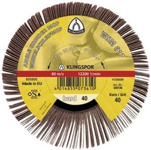 KLİNGSPOR 277019  Vidalı mob zımpara M14 WSM 617 125x20 mm, 60 kum