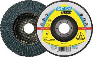 KLİNGSPOR 322772  Flap zımpara SMT624 125 mm, 40 kum bombeli