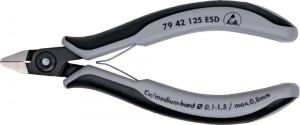 Knipex 79 42 125 ESD Elektronikçi hassas yan keski 125 mm ESD