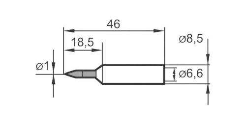 ERSA 0832BDLF/SB Yedek havya ucu - Tip BD LF