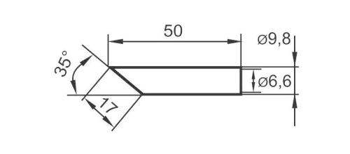 ERSA 0832LDLF/SB Yedek havya ucu - Tip LD LF