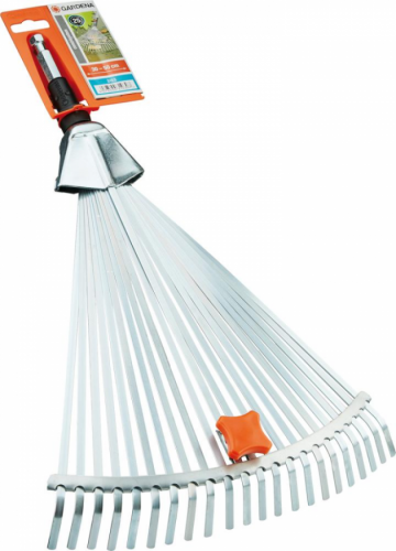 GARDENA 3103-20 Tırmık Galvanizli Yay Çeliği Ayarlanabilir 30-50 cm Co