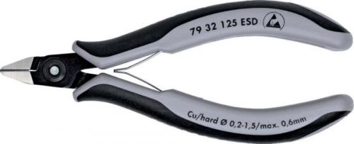 Knipex 79 32 125 ESD Elektronikçi hassas yan keski 125 mm ESD