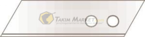 MARTOR 17940.60 Maket bıçağı yedek uç Paslanmaz (min 10)