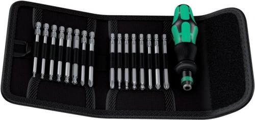 WERA 05059294001 Bits uç seti Kraftform Kompakt 60 KK 17 parçalı 89 mm