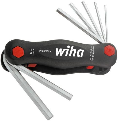 Wiha Allen Anahtar set Çakı Tipi 6 parça. 1,5- 6 mm